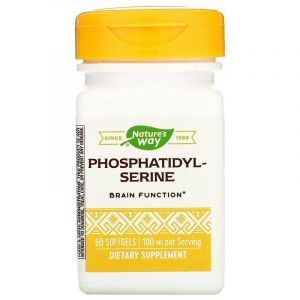 Фосфатидилсерин комплекс, Phosphatidylserine, Nature's Way, 100 мг, 60 кап.Фосфатидилсерин комплекс, Phosphatidylserine, Nature's Way, 100 мг, 60 кап.