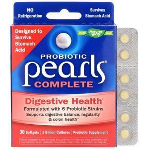 Пробиотики, Probiotic Pearls Complete, Nature's Way, интенсив, 30 капсул