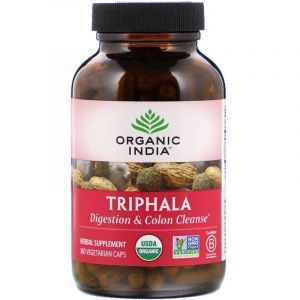 Трифала, Triphala, Organic India, 180 вегетарианских капсул