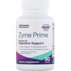 Пищеварительные ферменты, Zyme Prime, Multi-Enzyme, Houston Enzymes, 90 капсул