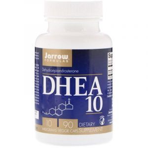 ДГЭА, Дегидроэпиандростерон, DHEA 10, Jarrow Formulas, 10 мг, 90 капсул