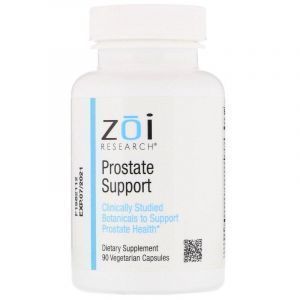 Поддержка простаты, Prostate Support, ZOI Research, 90 вегетарианских капсул