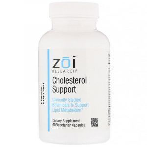 Контроль холестерина, Cholesterol Support, ZOI Research, 90 капсул