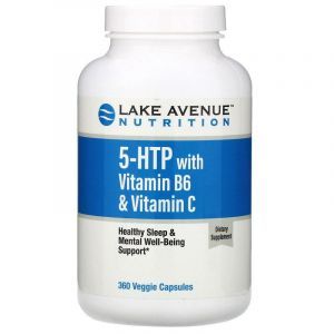 5-HTP с витамином B6 и витамином C,  5-HTP with Vitamin B6 & Vitamin C, Lake Avenue Nutrition, 360 капсул