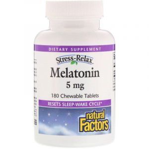 Мелатонин 5 мг, Natural Factors, 90 таблеток 