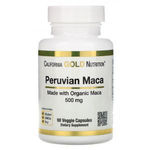 Мака перуанская, California Gold Nutrition, 500 мг, 90 капсул
