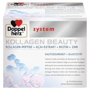 Коллаген Бьюти, Kollagen Beauty, Doppelherz System, 30 флаконов (по 25 мл)