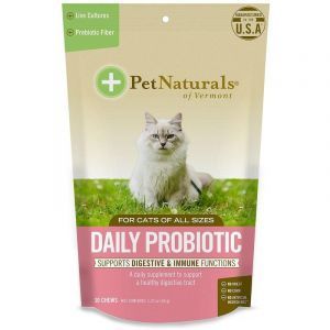 Пробиотик ежедневный для кошек, Daily Probiotic, Pet Naturals of Vermont, 30 жевательных таблеток, 36 г