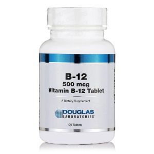 Витамин В12, Vitamin B-12, Douglas Laboratories, 500 мкг, 100 таблеток
