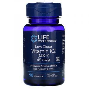Витамин К2, Vitamin K2 (MK-7), Life Extension, 90 капсул