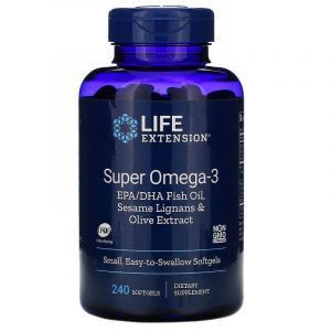 Омега-3, Super Omega-3, Life Extension, 240 капсул