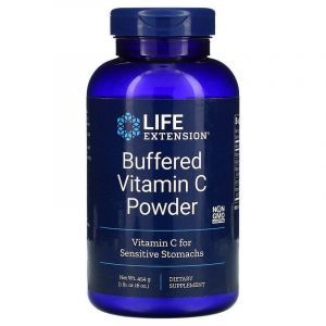 Витамин С, Buffered Vitamin C, Life Extension, буфферизированный, порошок, 454 грамма