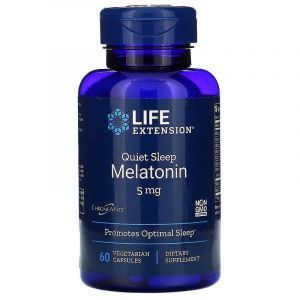 Мелатонин, Life Extension, 5 мг, 60 капсул 