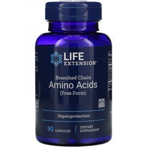 Аминокислоты BCAA, Amino Acids, Life Extension, 90 капсул (Default)