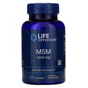 Метилсульфонилметан, МСМ, MSM, Life Extension, 1000 мг, 100 кап. (Default)