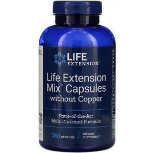 Мульти-питательная формула, с добавлением ниацина, Mix Capsules, Life Extension