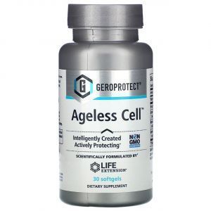 Пищевая добавка против старения, Ageless Cell, Life Extension, 30 кап.