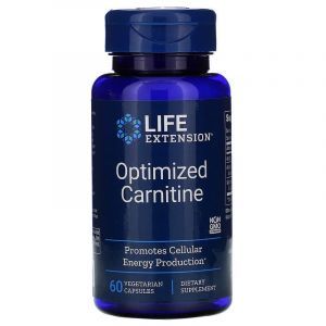 Карнитин оптимизированный, Optimized Carnitine, Life Extension, 60 капс
