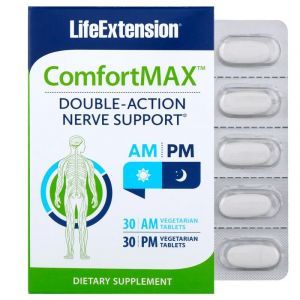 Комфорт макс, ComfortMax, Life Extension, 30 вегетарианских таблеток