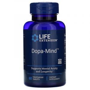 Дофамин: формула для мозга (Dopa-Mind), Life Extension, 60 таблеток