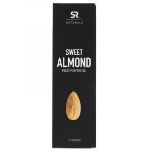Масло сладкого миндаля, Sweet Almond Oil, Sports Research, универсальное, 473 мл
