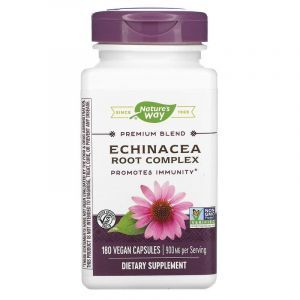 Эхинацея комплекс (Echinacea), Nature's Way, корень, 900 мг, 180 капсул