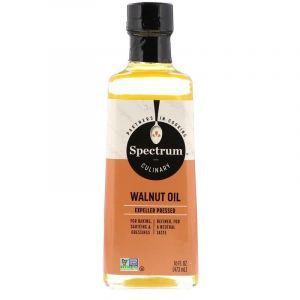 Масло грецкого ореха, Walnut Oil, Spectrum Naturals, 473 мл