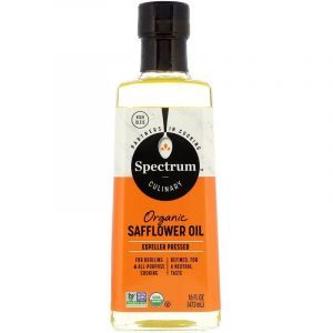 Сафлоровое масло, высокая термостойкость, Safflower Oil, Spectrum Naturals, 473 мл
