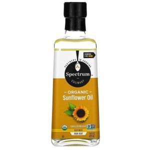 Подсолнечное масло, Sunflower Oil, Spectrum Naturals, 473 мл