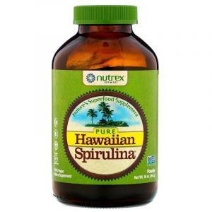 Спирулина, Spirulina, Nutrex Hawaii, чистая гавайская, порошок, 454 г.