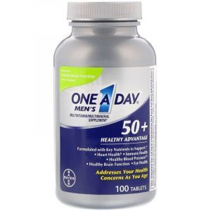 Мультивитамины и мультиминералы для мужчин после 50, Men's 50+, One-A-Day, 100 таблеток