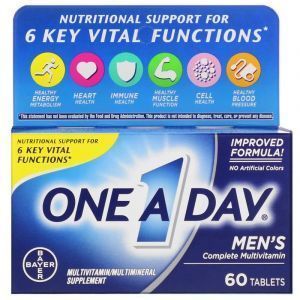 Мультивитаминно-минеральная добавка для мужчин, Mens Formula, One-A-Day, 60 таблеток