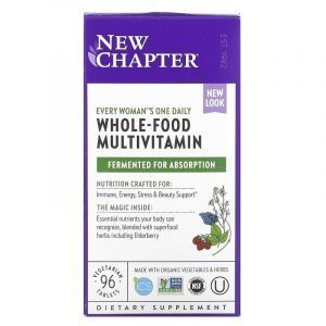 Мультивитамины для женщин, One Daily Multi, New Chapter, 96 таблеток