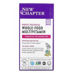 Мультивитаминный комплекс постнатальный, Postnatal MultiVitamin, New Chapter, 96 таблеток