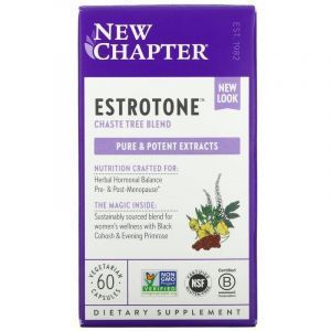 Эстротон, Estrotone, New Chapter, 60 капсул