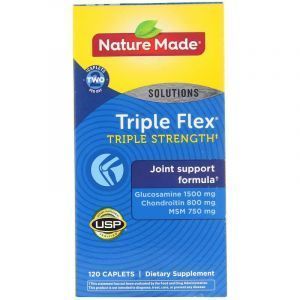Поддержка суставов, Triple Flex, Nature Made, 120 таблеток