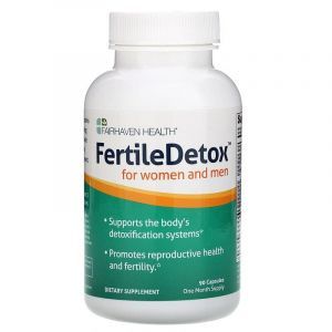 Детокс для женщин и мужчин, FertileDetox, Fairhaven Health, 90 капсул