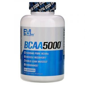 BCAA 5000, BCAA, EVLution Nutrition, 240 капсул