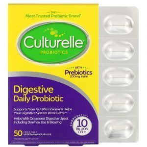 Пробиотики для ежедневного приема, Daily Probiotic, Culturelle, 50 кап.