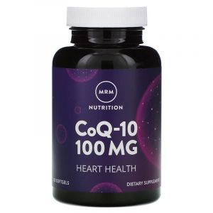 Коэнзим Q10, CoQ-10, MRM, 100 мг, 120 гелевых капсул