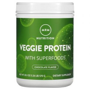 Протеиновый комплекс, Veggie Protein, MRM, для веганов, вкус шоколада, 570 г