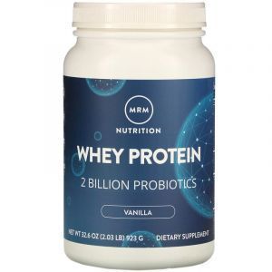 Сывороточный протеин, Whey, MRM, ваниль, 923г