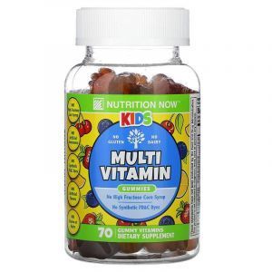 Мультивитамины для детей, Kids Multi-Vitamin, Nutrition Now, 70 жевательных витаминов