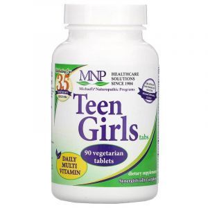 Ежедневные мультивитамины для девочек-подростков, Girls Multi Vitamin, Michael's Naturopathic, 90 таблеток (Default)