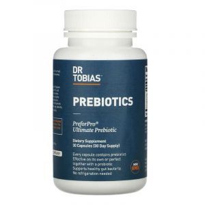 Пребиотики, Prebiotics, Dr. Tobias, 30 капсул