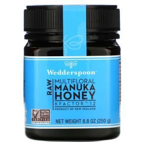Мед Манука, Raw Manuka Honey , Wedderspoon Organic, 250 г.