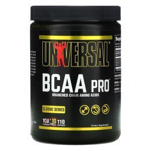 BCAA ПРО, (BCAA Pro), дополненный, Universal Nutrition, 100 капсул