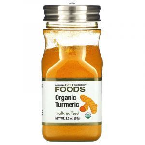 Куркума, Organic Turmeric, California Gold Nutrition, органічна, 65 г