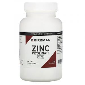 Цинк (пиколинат), Kirkman Labs, 25 мг, 150 капсу