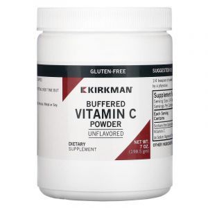 Витамин С (буферизованный), Buffered Vitamin C, Kirkman Labs, 198,5 г